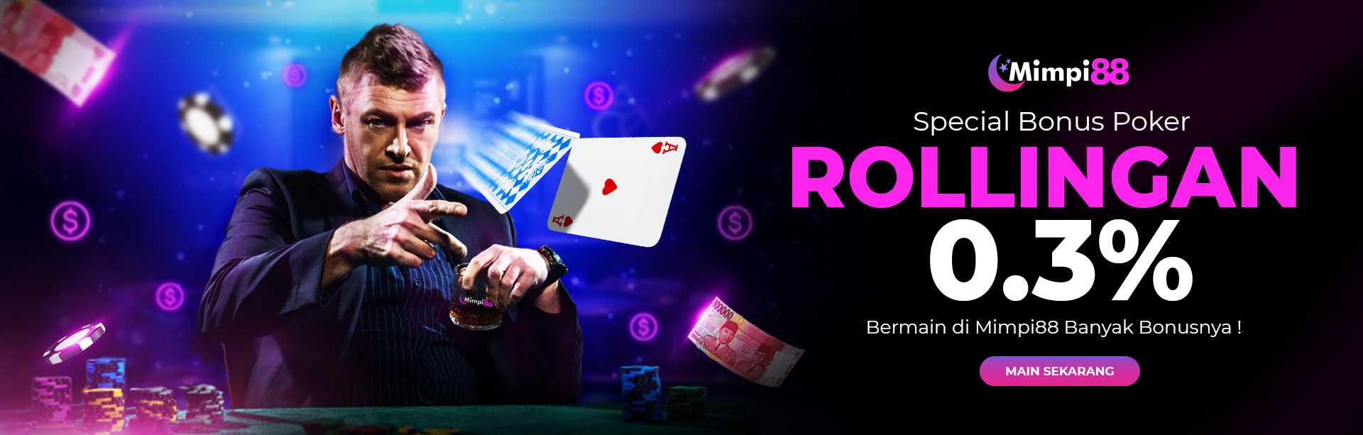 Bonus Commission 0.3% Poker